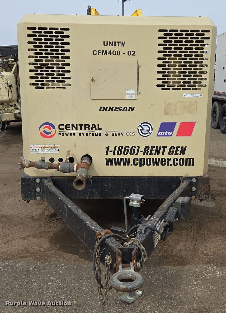 image for item EO0612 2013 Doosan VHP400WJD-FX-T3 air compressor