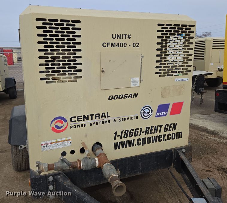 image for item EO0612 2013 Doosan VHP400WJD-FX-T3 air compressor