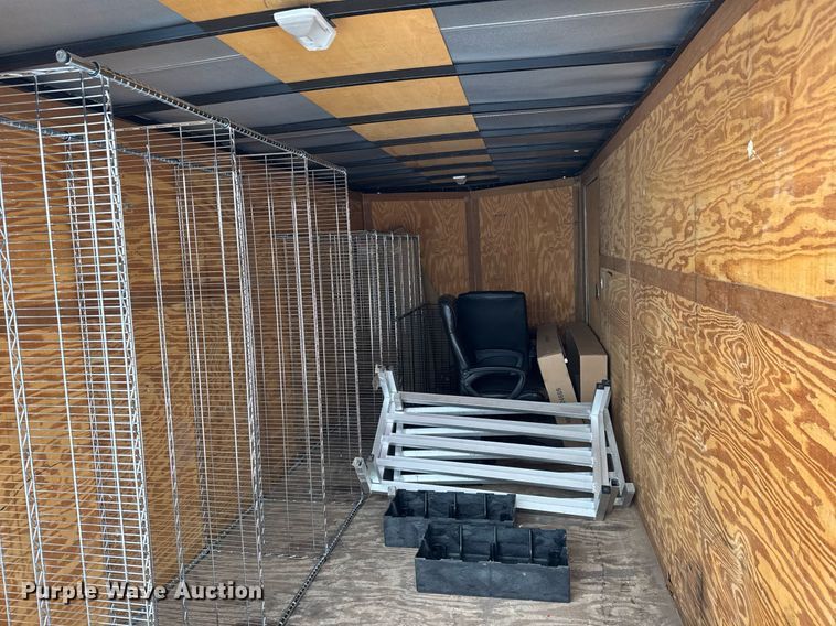 image for item EQ1029 2015 Forest enclosed cargo trailer