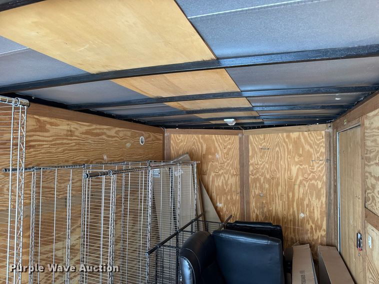 image for item EQ1029 2015 Forest enclosed cargo trailer