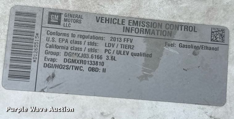 image for item EQ1082 2013 Chevrolet Impala LS 