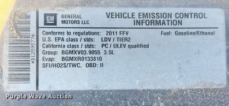 image for item EQ1111 2011 Chevrolet Impala 
