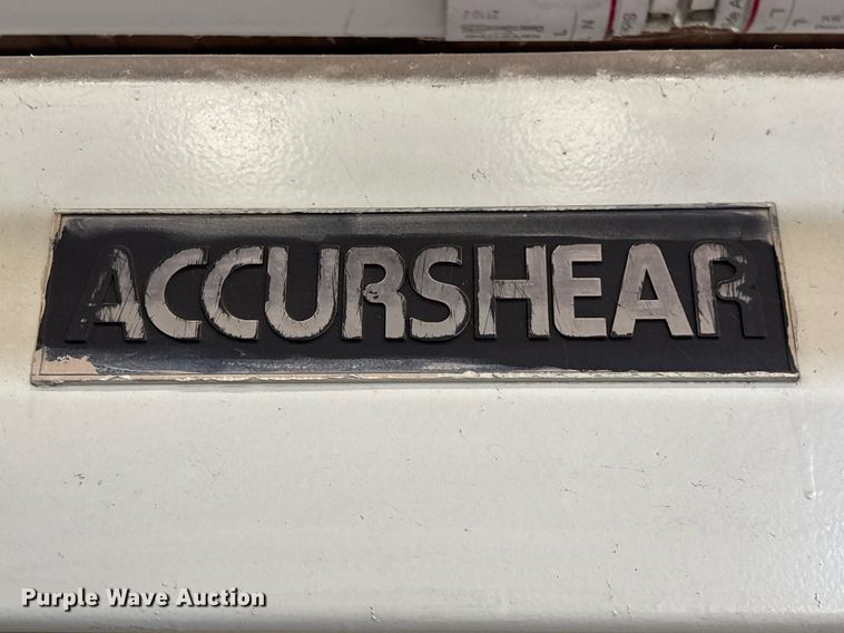 image for item EQ1117 1991 Accurshear 837512 shear