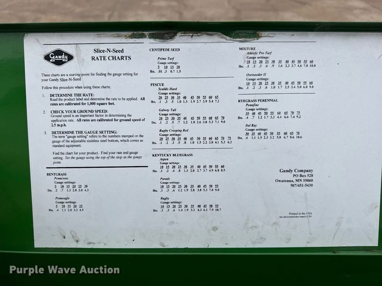 image for item EQ1133 Gandy Slice-N-Seed seeder