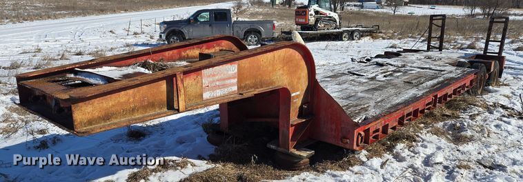 image for item EQ6551 1953 lowboy equipment trailer