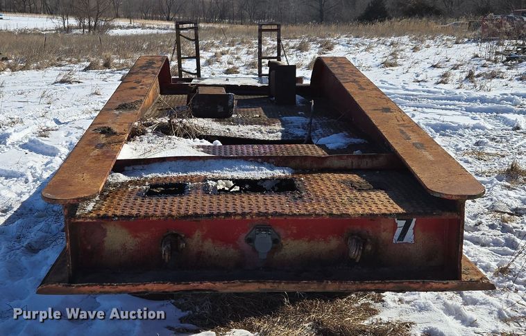 image for item EQ6551 1953 lowboy equipment trailer