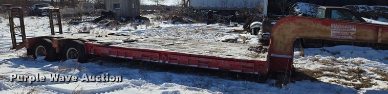 image for item EQ6551 1953 lowboy equipment trailer