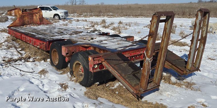image for item EQ6551 1953 lowboy equipment trailer