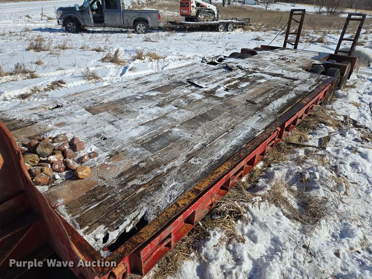 image for item EQ6551 1953 lowboy equipment trailer