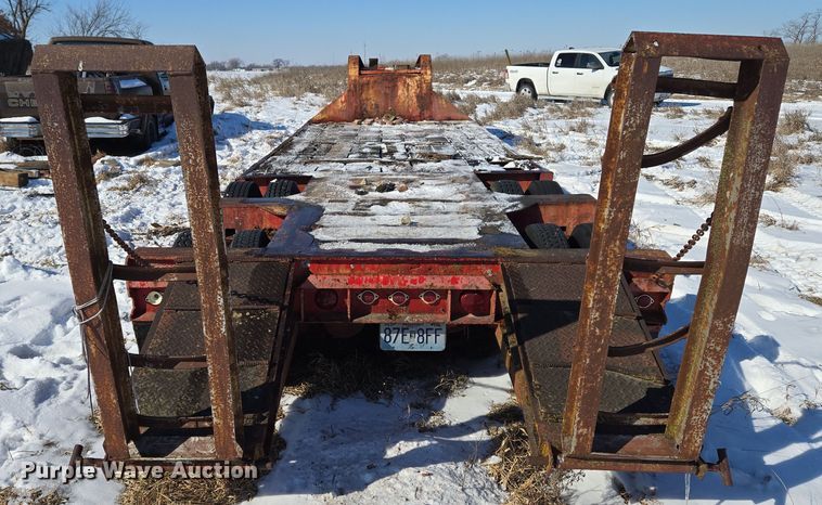 image for item EQ6551 1953 lowboy equipment trailer