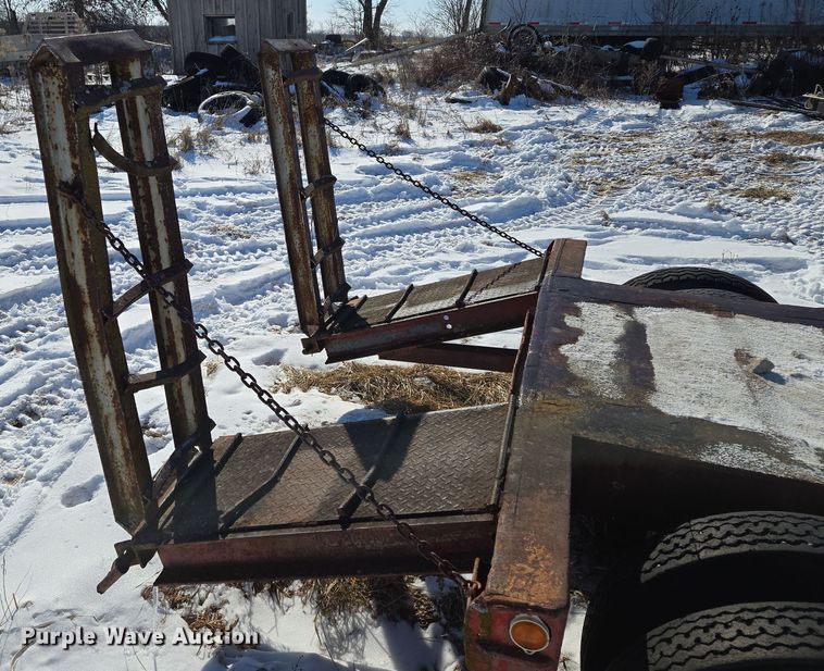 image for item EQ6551 1953 lowboy equipment trailer