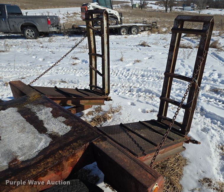 image for item EQ6551 1953 lowboy equipment trailer