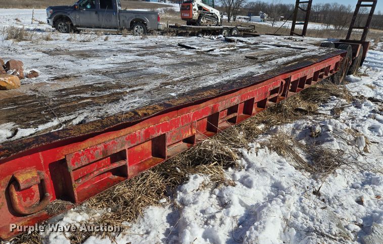 image for item EQ6551 1953 lowboy equipment trailer