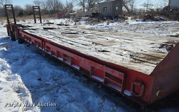 image for item EQ6551 1953 lowboy equipment trailer