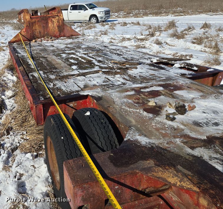 image for item EQ6551 1953 lowboy equipment trailer