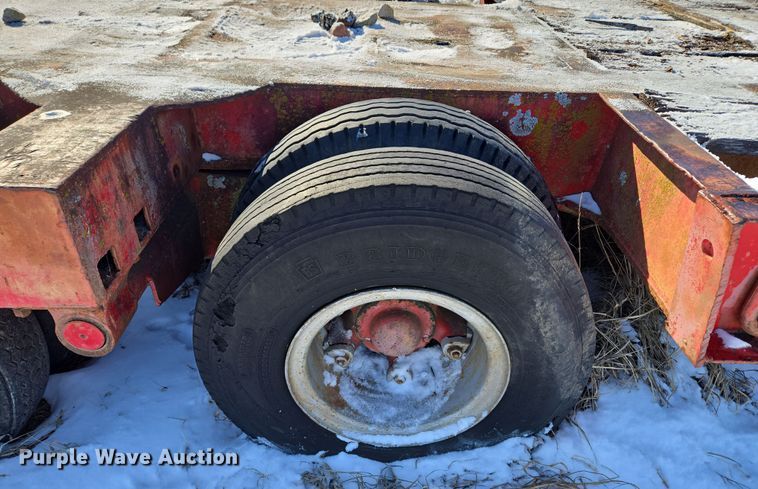 image for item EQ6551 1953 lowboy equipment trailer