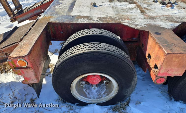 image for item EQ6551 1953 lowboy equipment trailer