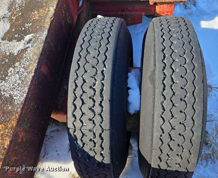 image for item EQ6551 1953 lowboy equipment trailer