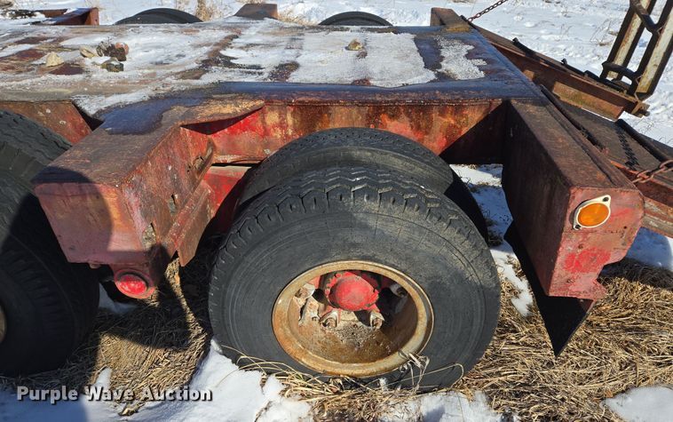 image for item EQ6551 1953 lowboy equipment trailer