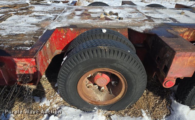 image for item EQ6551 1953 lowboy equipment trailer