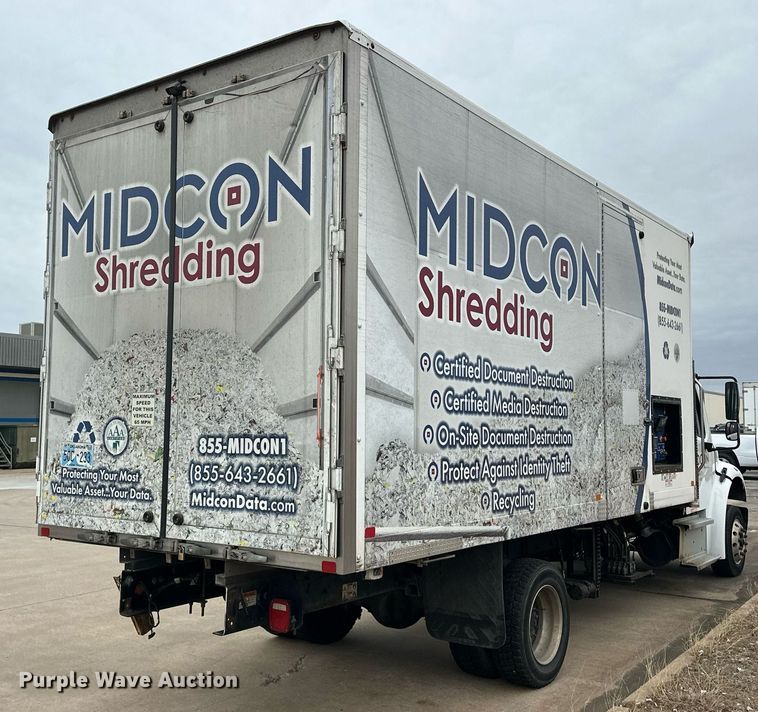 image for item ER4989 2019 Freightliner M2 paper shredder truck