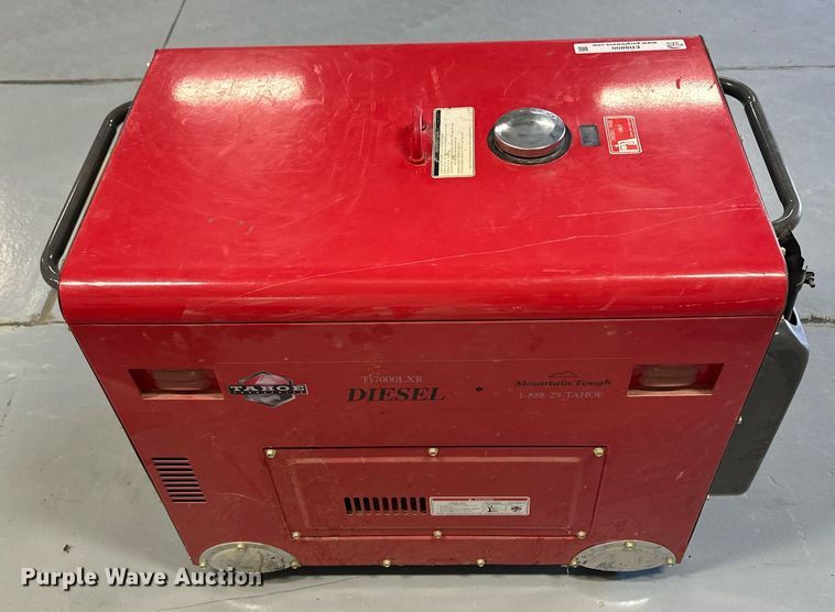 image for item ER8800 Tahoe Industries 7000 LXR generator