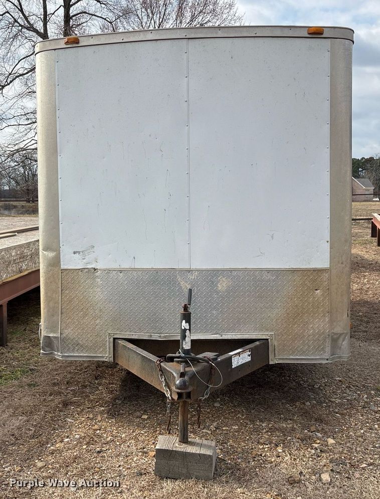 image for item EY9993 2014 Covered Wagon CW7X16TA2 enclosed cargo trailer