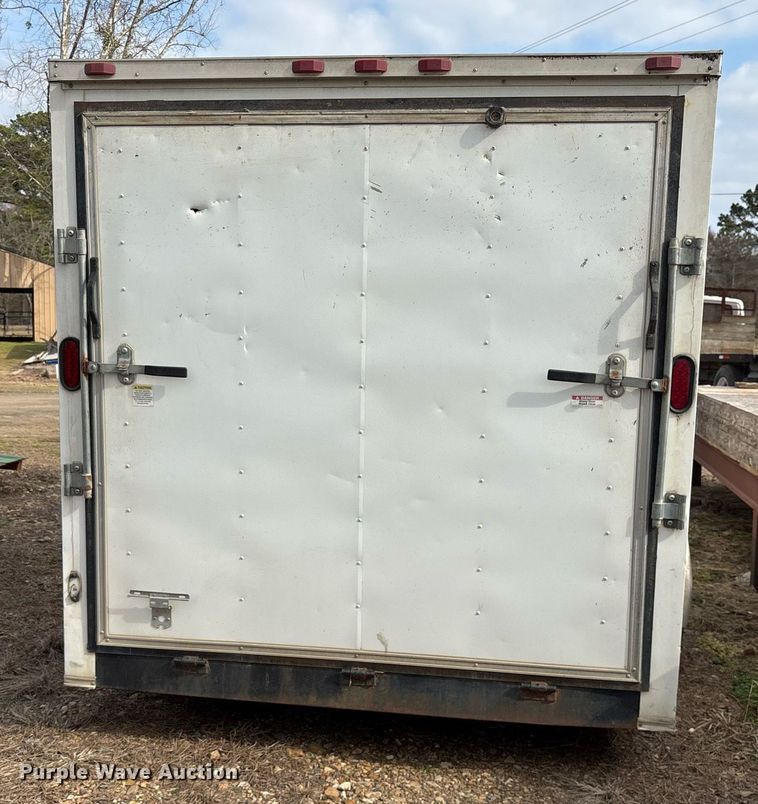 image for item EY9993 2014 Covered Wagon CW7X16TA2 enclosed cargo trailer