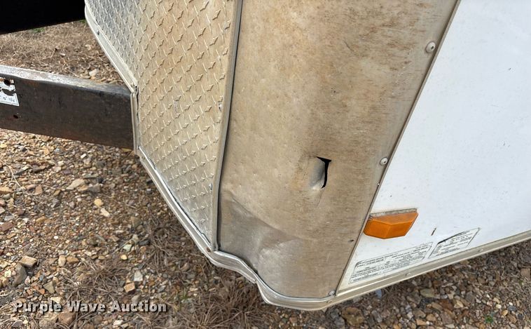 image for item EY9993 2014 Covered Wagon CW7X16TA2 enclosed cargo trailer