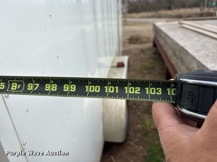 image for item EY9993 2014 Covered Wagon CW7X16TA2 enclosed cargo trailer