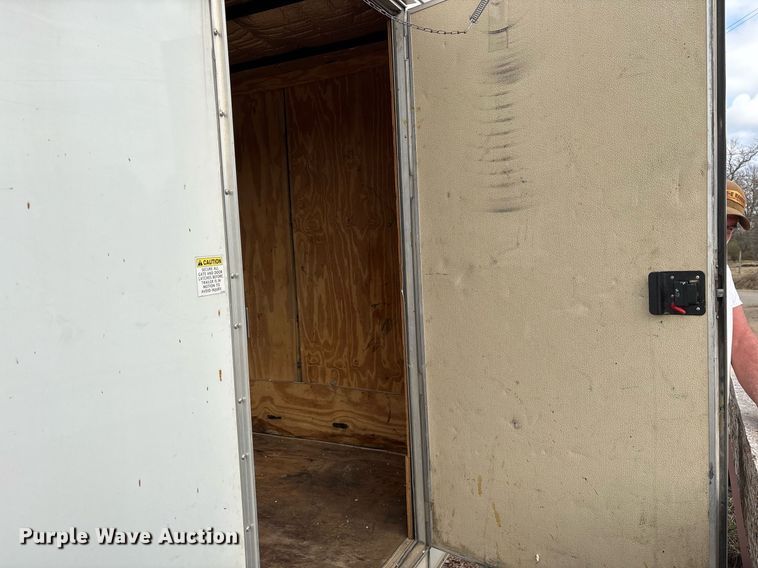 image for item EY9993 2014 Covered Wagon CW7X16TA2 enclosed cargo trailer