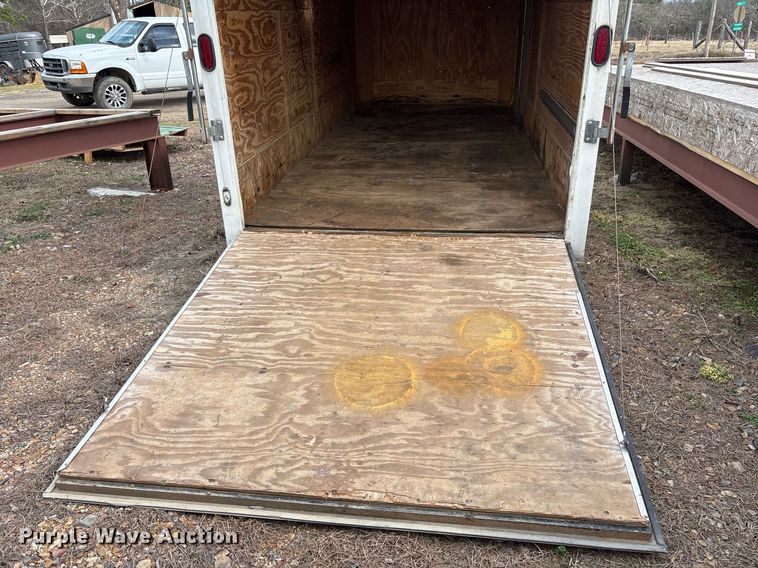 image for item EY9993 2014 Covered Wagon CW7X16TA2 enclosed cargo trailer