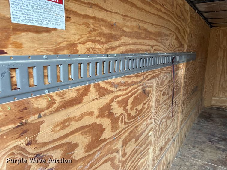 image for item EY9993 2014 Covered Wagon CW7X16TA2 enclosed cargo trailer