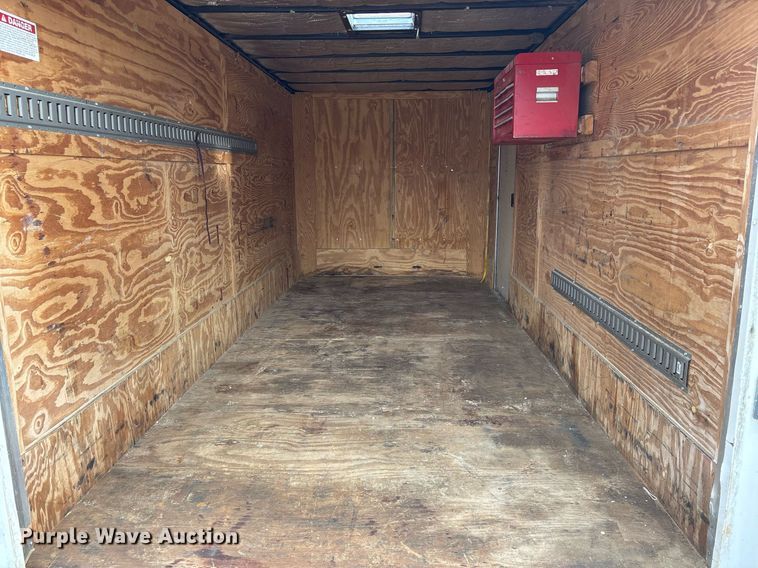 image for item EY9993 2014 Covered Wagon CW7X16TA2 enclosed cargo trailer