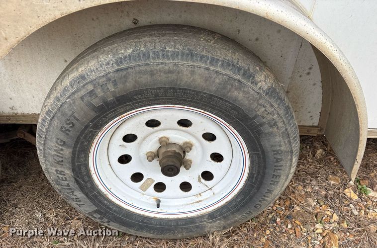 image for item EY9993 2014 Covered Wagon CW7X16TA2 enclosed cargo trailer