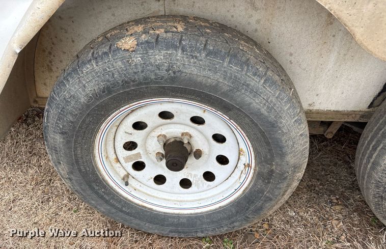 image for item EY9993 2014 Covered Wagon CW7X16TA2 enclosed cargo trailer