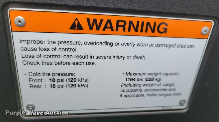 image for item NB9813 2020 Honda Talon 1000 X4 utility vehicle