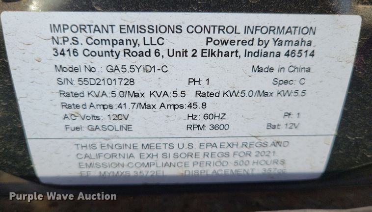 image for item NB9841 2022 Forest River XLR Boost 36TSX16 toy hauler camper