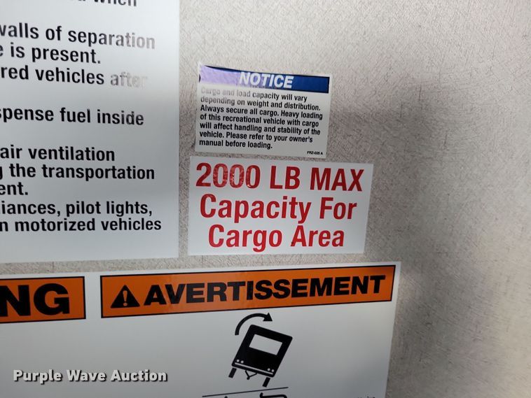 image for item NB9841 2022 Forest River XLR Boost 36TSX16 toy hauler camper