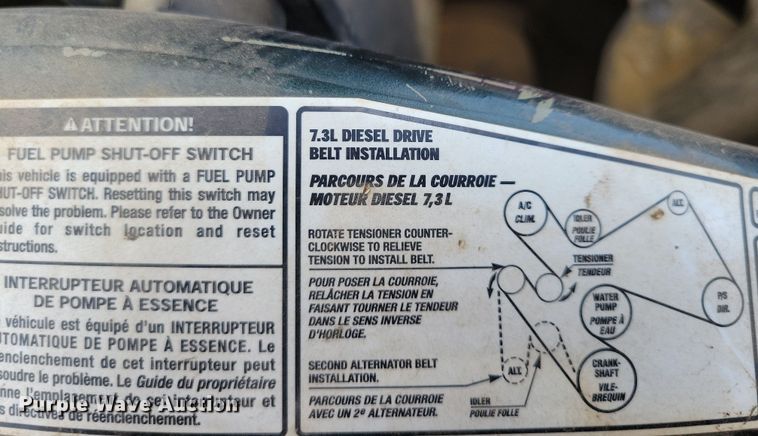 image for item NB9874 2002 Ford F250 Super Duty Crew Cab pickup truck