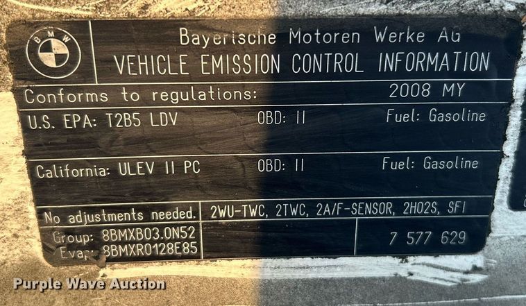 image for item NJ9678 2008 BMW 328i convertible