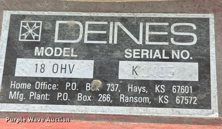 image for item NN9584 Deines 1800 ZTR lawn mower