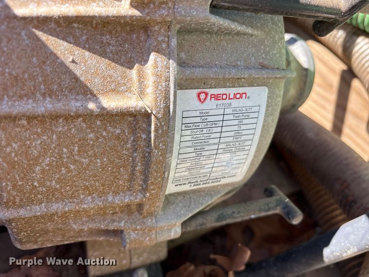 image for item OB9406 (2) Red Loin 6RLAG-3LTT trash pumps