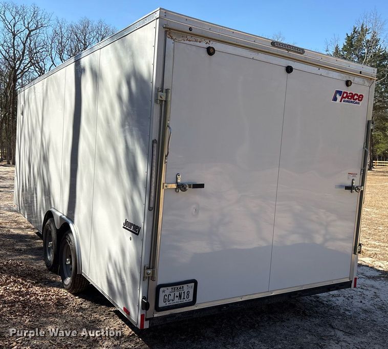 image for item OB9407 2023 Pace American PSABC8.5X20TE3FF enclosed cargo trailer