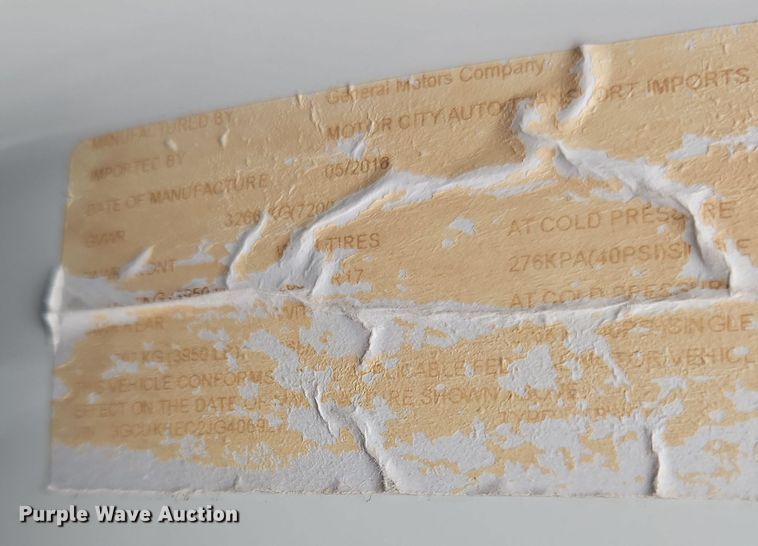 image for item OJ9923 2018 Chevrolet Silverado 1500 Crew Cab pickup truck