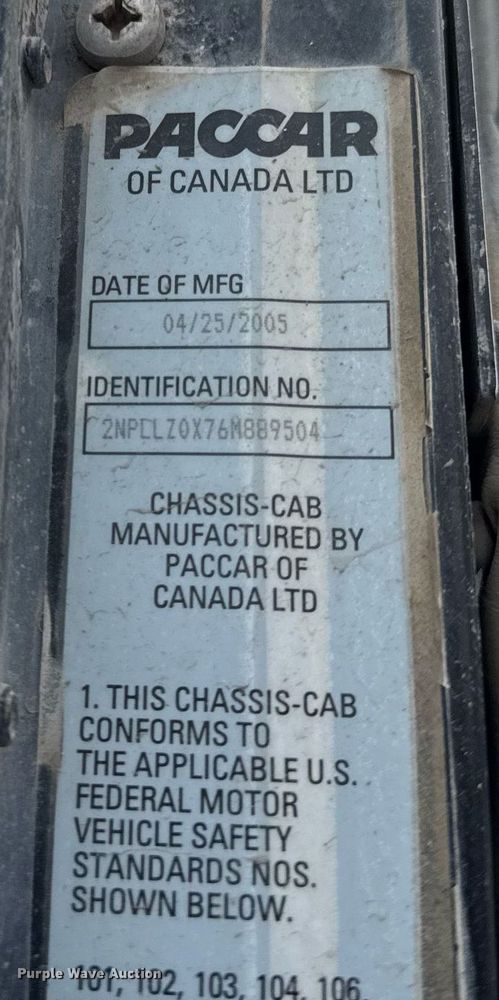 image for item DH9839 2006 Peterbilt 335 ready mix truck