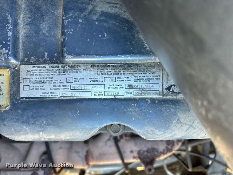 image for item DH9851 2001 Mack CX613 dump truck