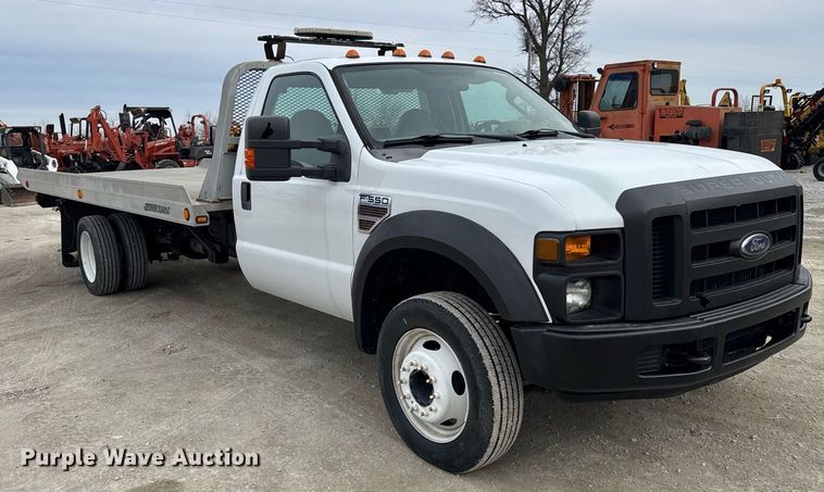 image for item DH9854 2008 Ford F550 SuperDuty XL rollback truck
