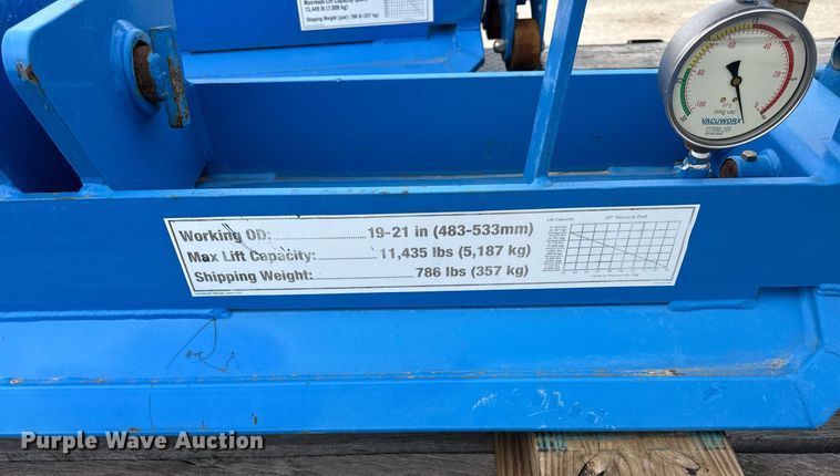 image for item DH9857 Vacuworx RC10 vacuum pipe lifter