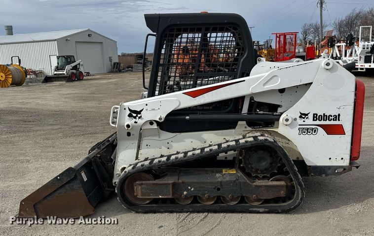 image for item DH9860 2018 Bobcat T550 tracked skid steer loader